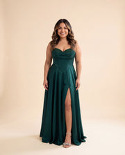 Bustier Gown Emerald