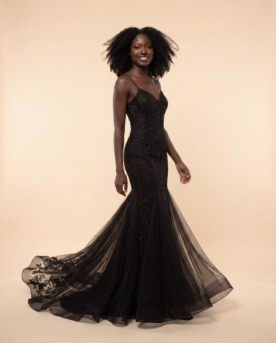 Robe Sirène Noire