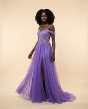 Robe Off-the-shoulder Iris