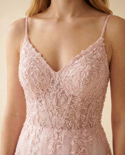 Robe Sirène Rose Pâle
