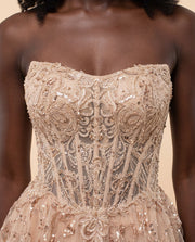 Robe Corset Champagne