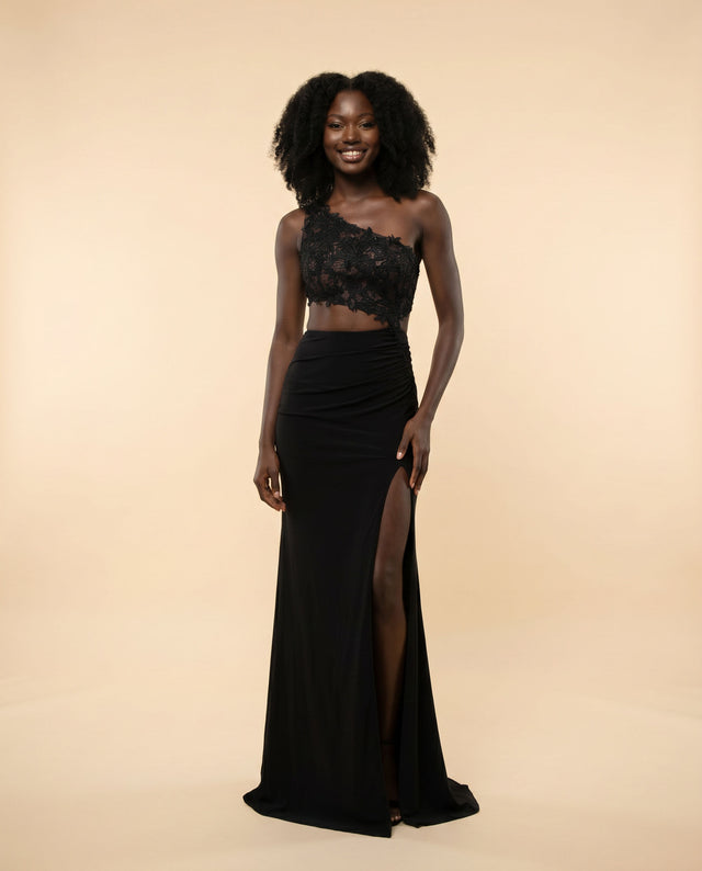Robe Asymetrique Noire