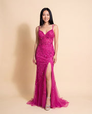 Robe Sirène Fuchsia