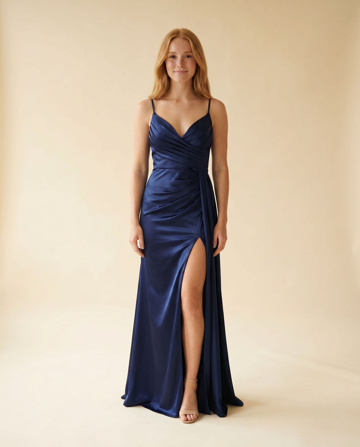 Robe Ajustée Marine