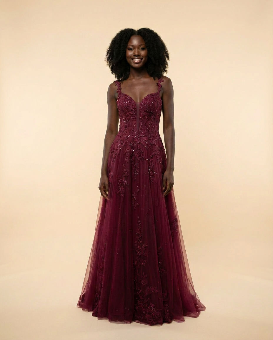Lace Gown Wine