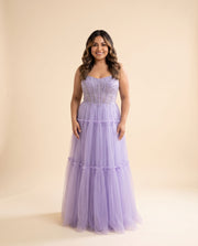 Robe En Tulle Lavande