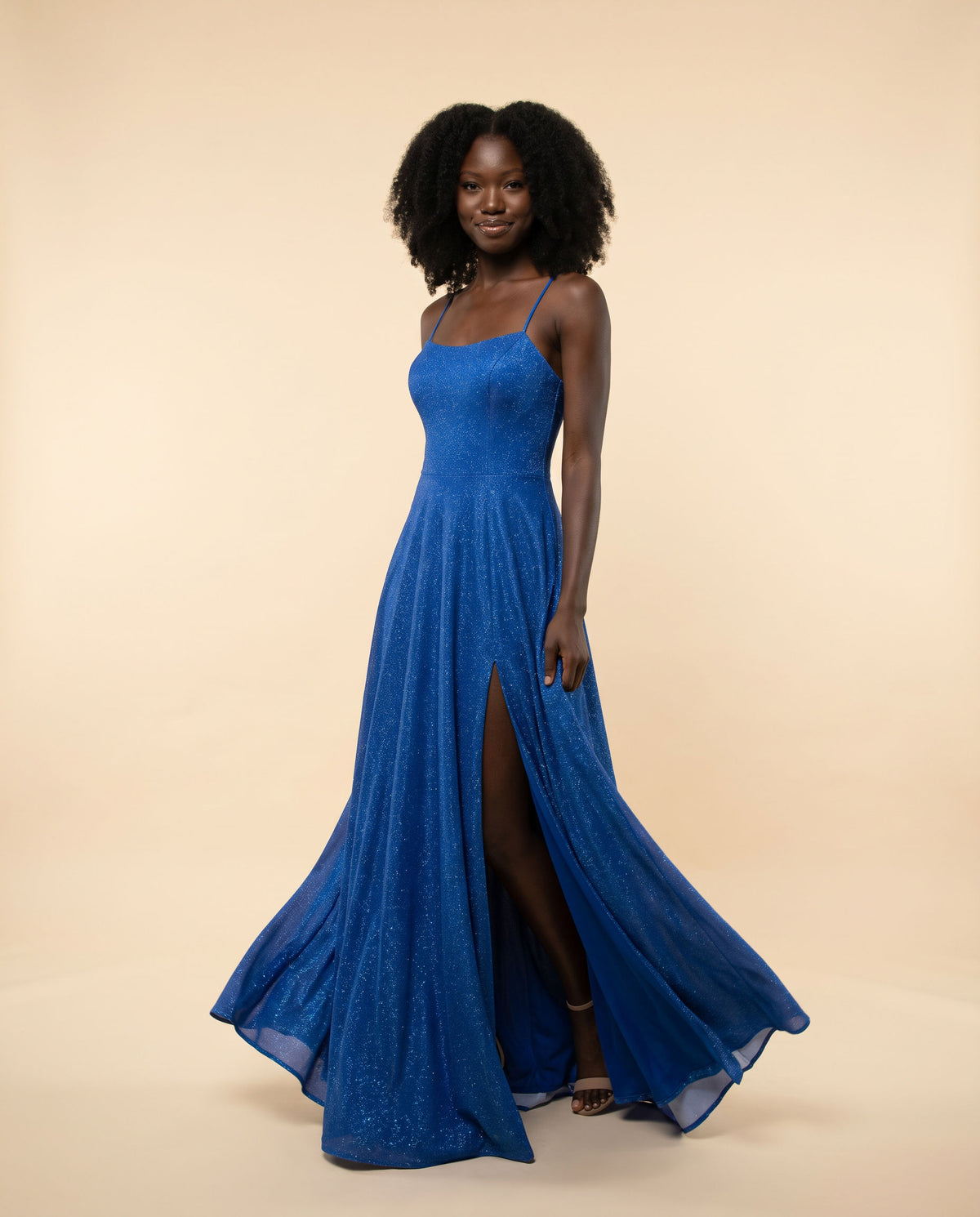 Robe scintillante fluide Royal