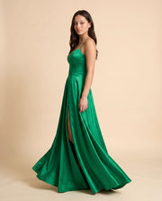 Robe En Satin Rose