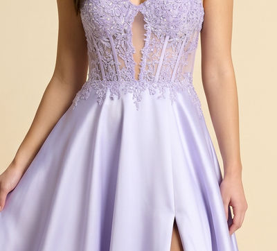 Robe Corset En Mikado Jaune