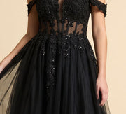 Robe Corset En Tulle Noire
