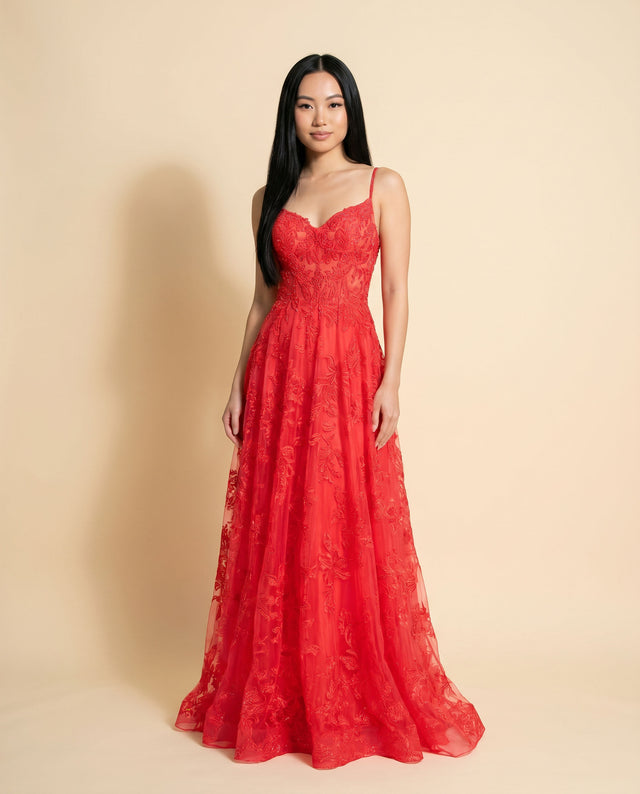 Robe À Broderie Fraise