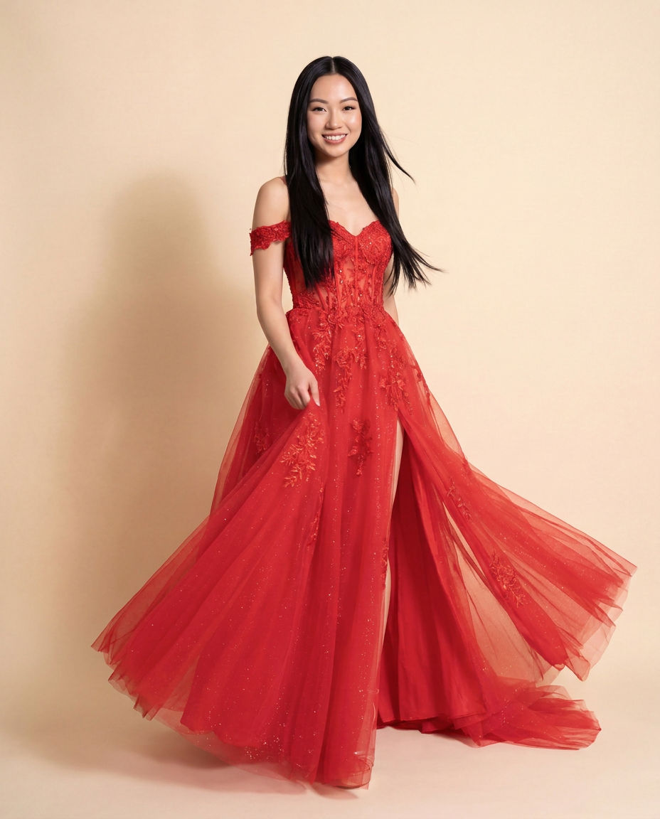 Robe Corset Rouge