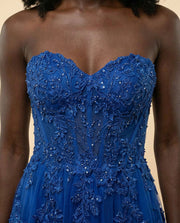 Robe Corset Bleu Royal