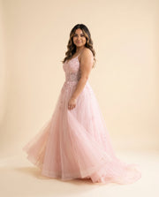 Robe Princesse Rose Bébé