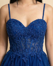 Princess Gown Royal Blue