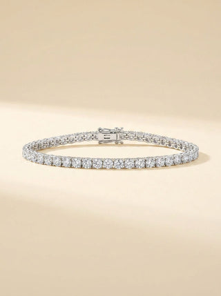 Bracelet Tennis Cristaux Argent