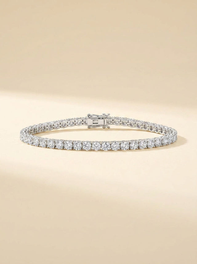 Bracelet Tennis Cristaux Or