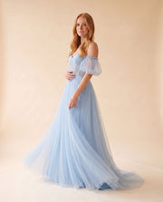 Robe Corset Bleu Poudre