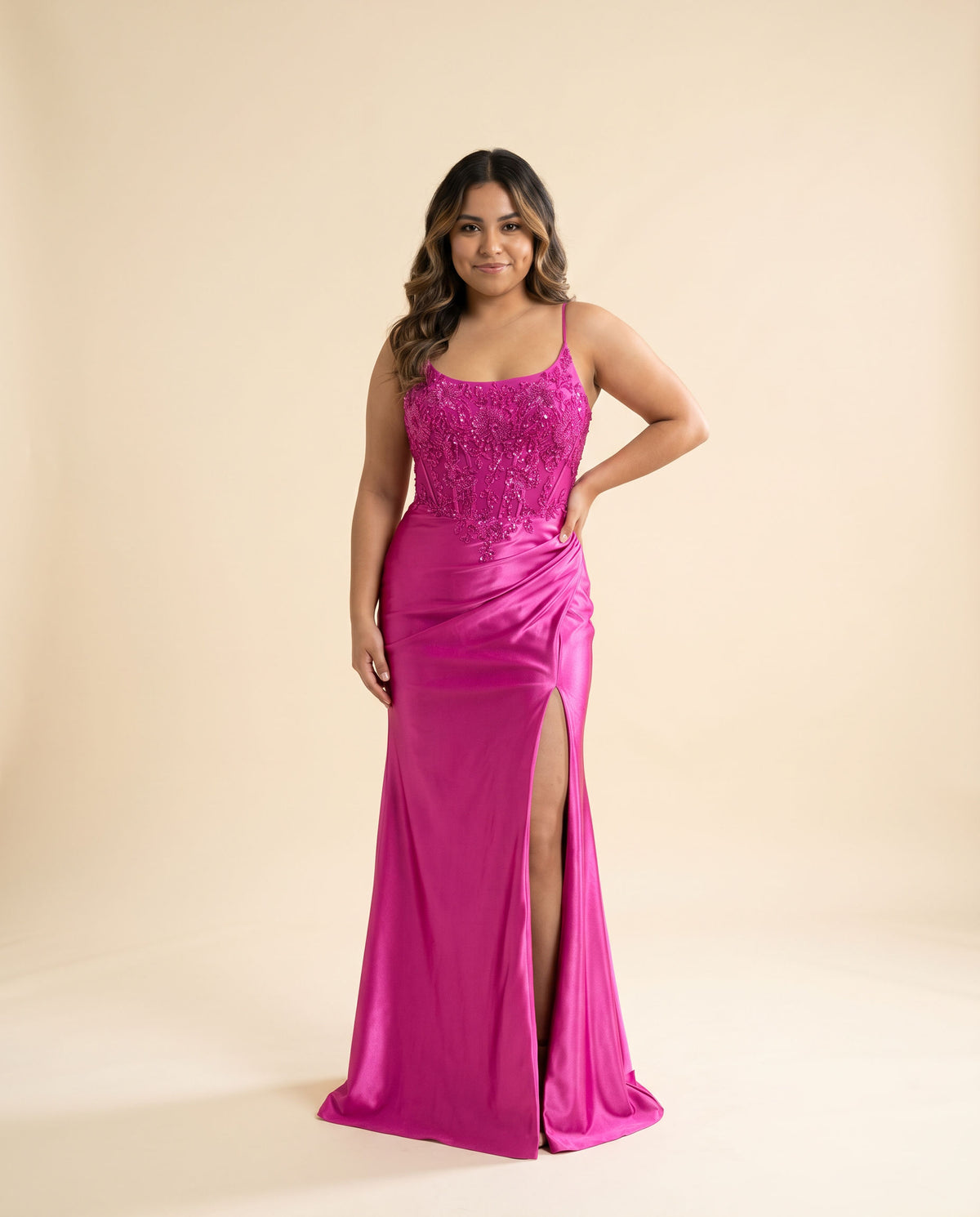 Robe Corset Fuchsia