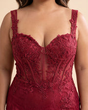 Robe Corset Bourgogne