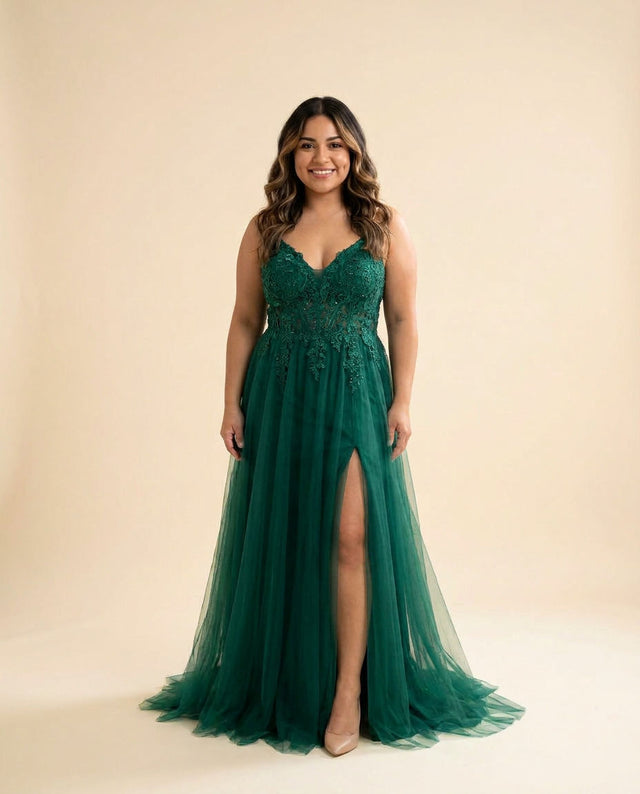 Robe Sirène Émeraude