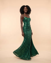 Robe Brillante Émeraude