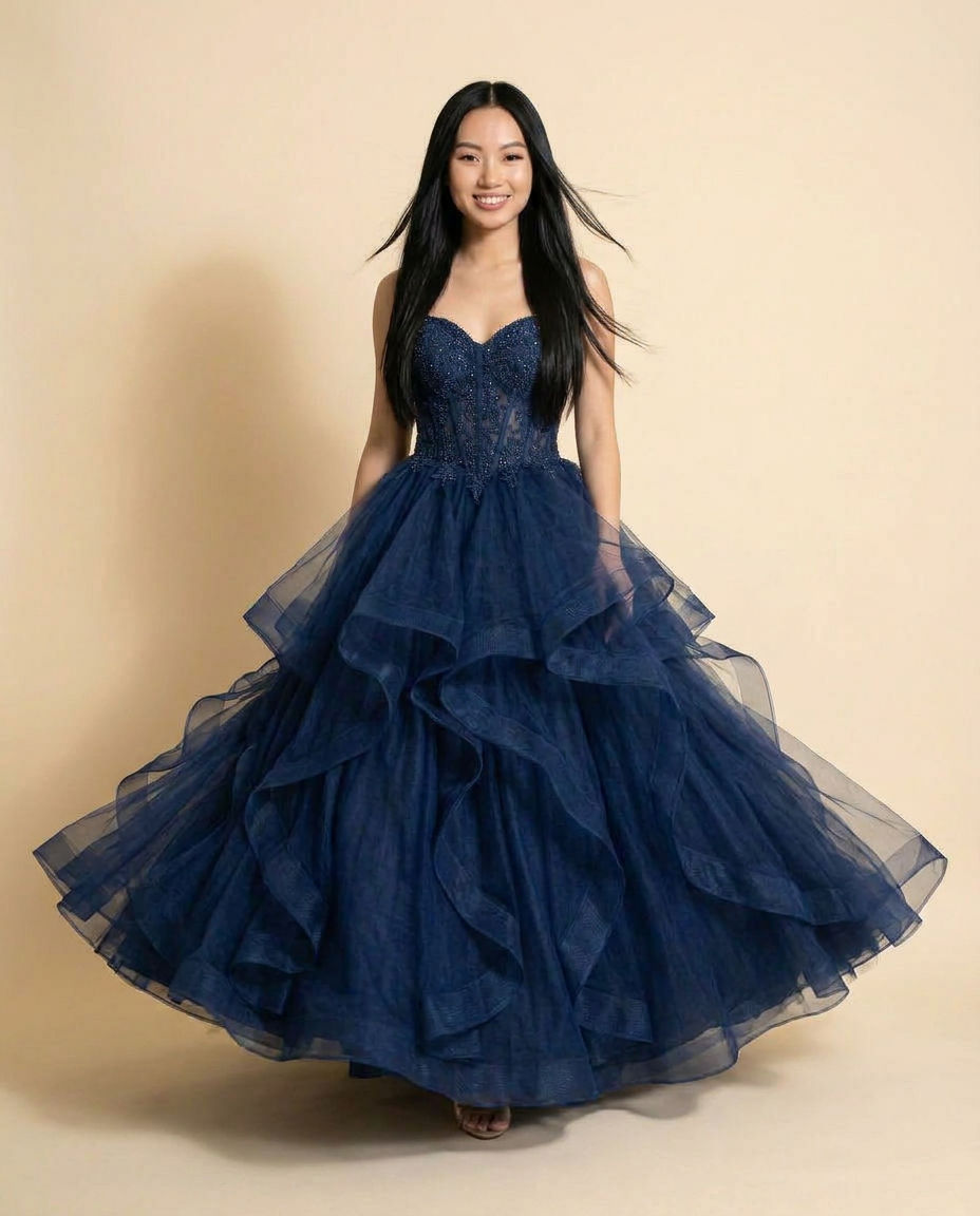 Princess Gown Navy