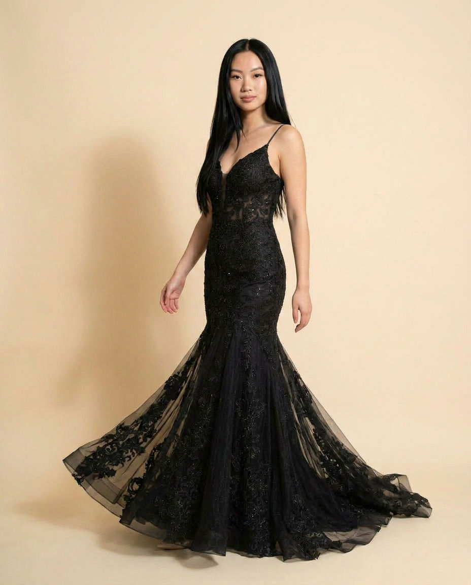 Robe Sirène Noire