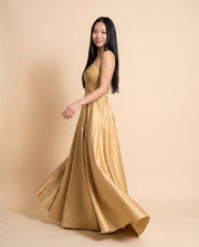 Robe Noire et Or en Tulle