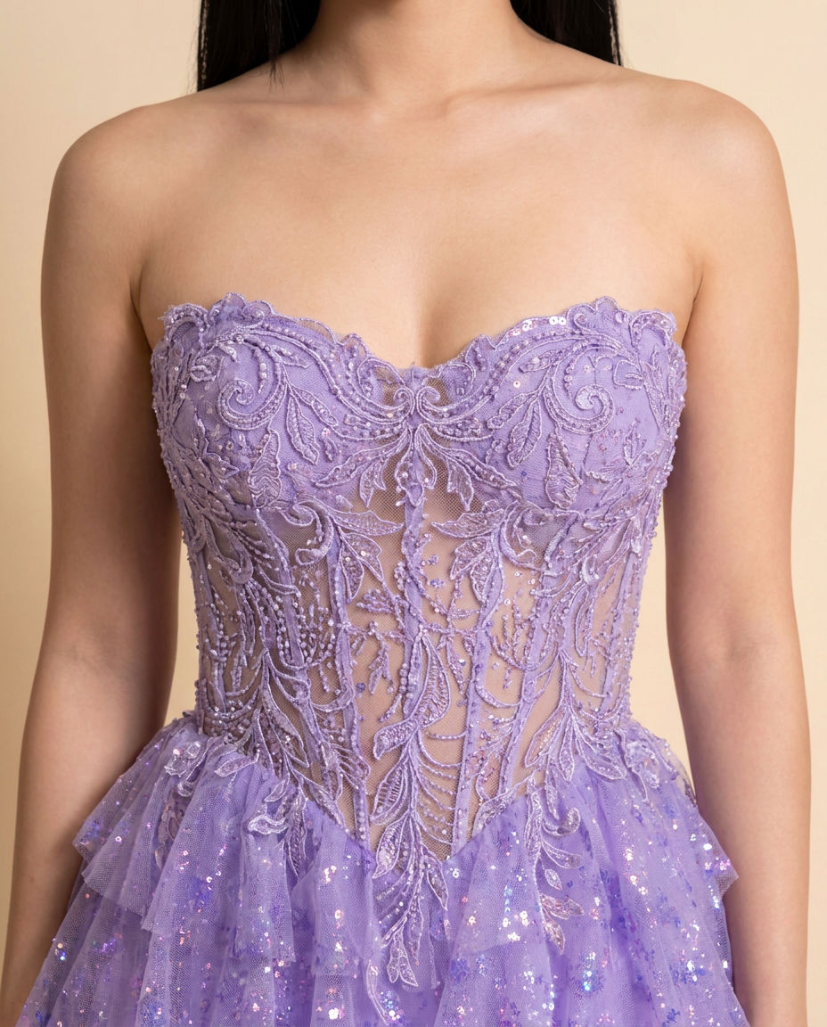 Robe Corset Lilas