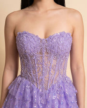 Robe Corset Lilas