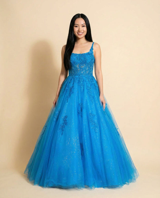 Robe Princesse Turquoise