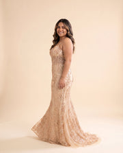 Robe Sirène Pêche Et Champagne