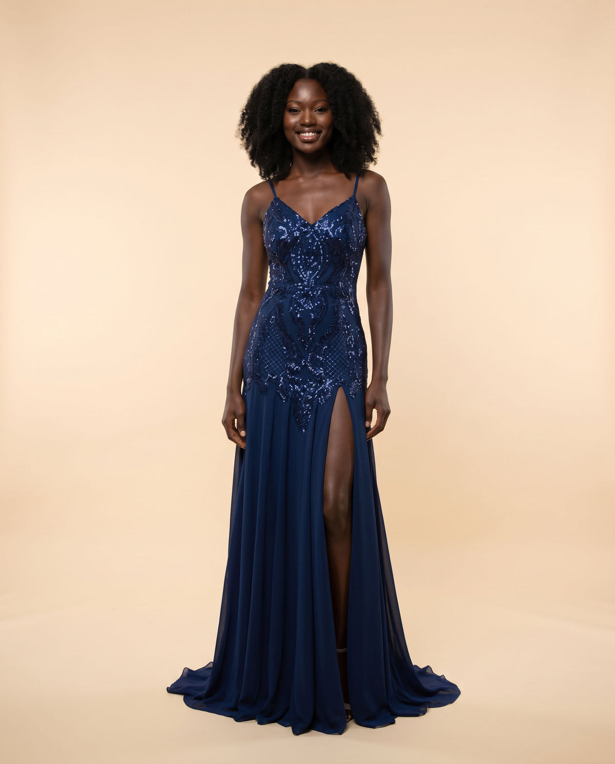 Robe Ajustée Marine
