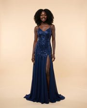 Robe Ajustée Marine