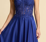 Robe Corset Fluide Vert Jade