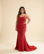 Robe Scintillante Rose Flash