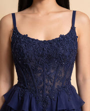Robe Corset Marine