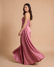 Robe Bustier Corset Rose