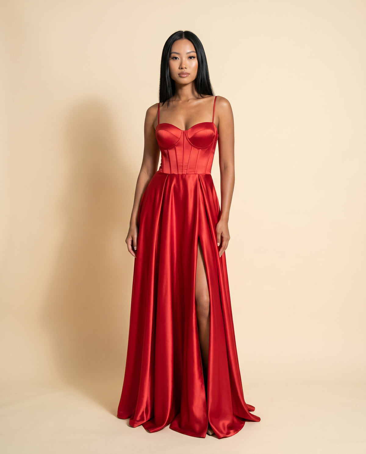 Robe Corset Rouge