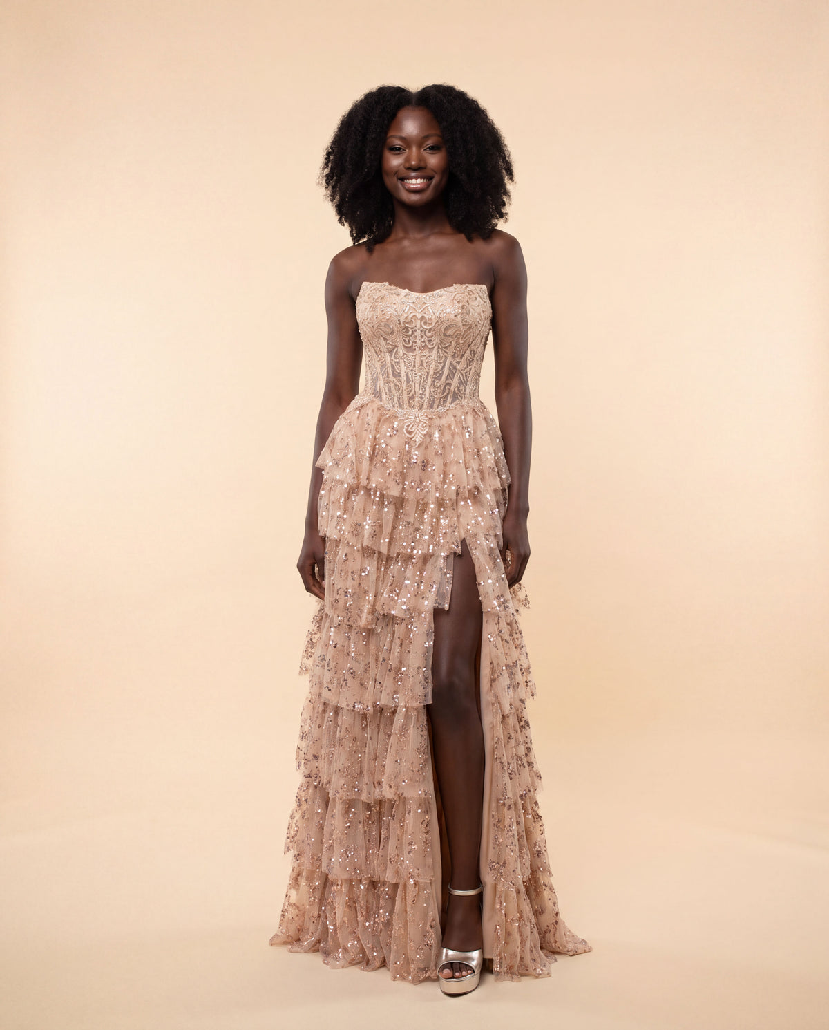 Robe Corset Champagne