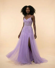 Robe Évasée Lilas