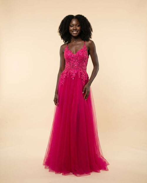 Azure - Robe Fushia - Fuchsia