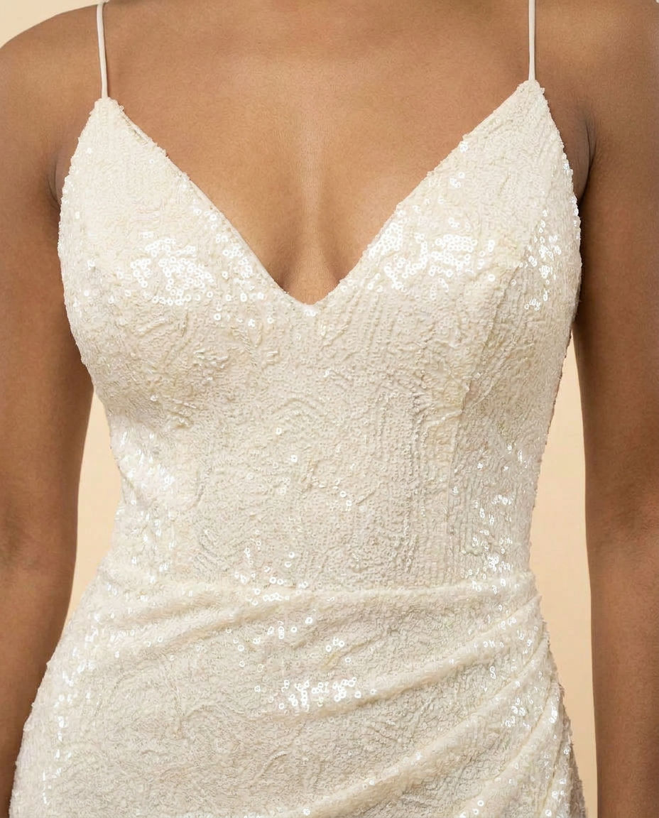 Robe Ajustée Ivory