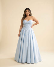 Robe Corset Princesse Bleu Pâle