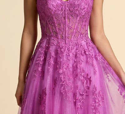Robe En Tulle Magenta