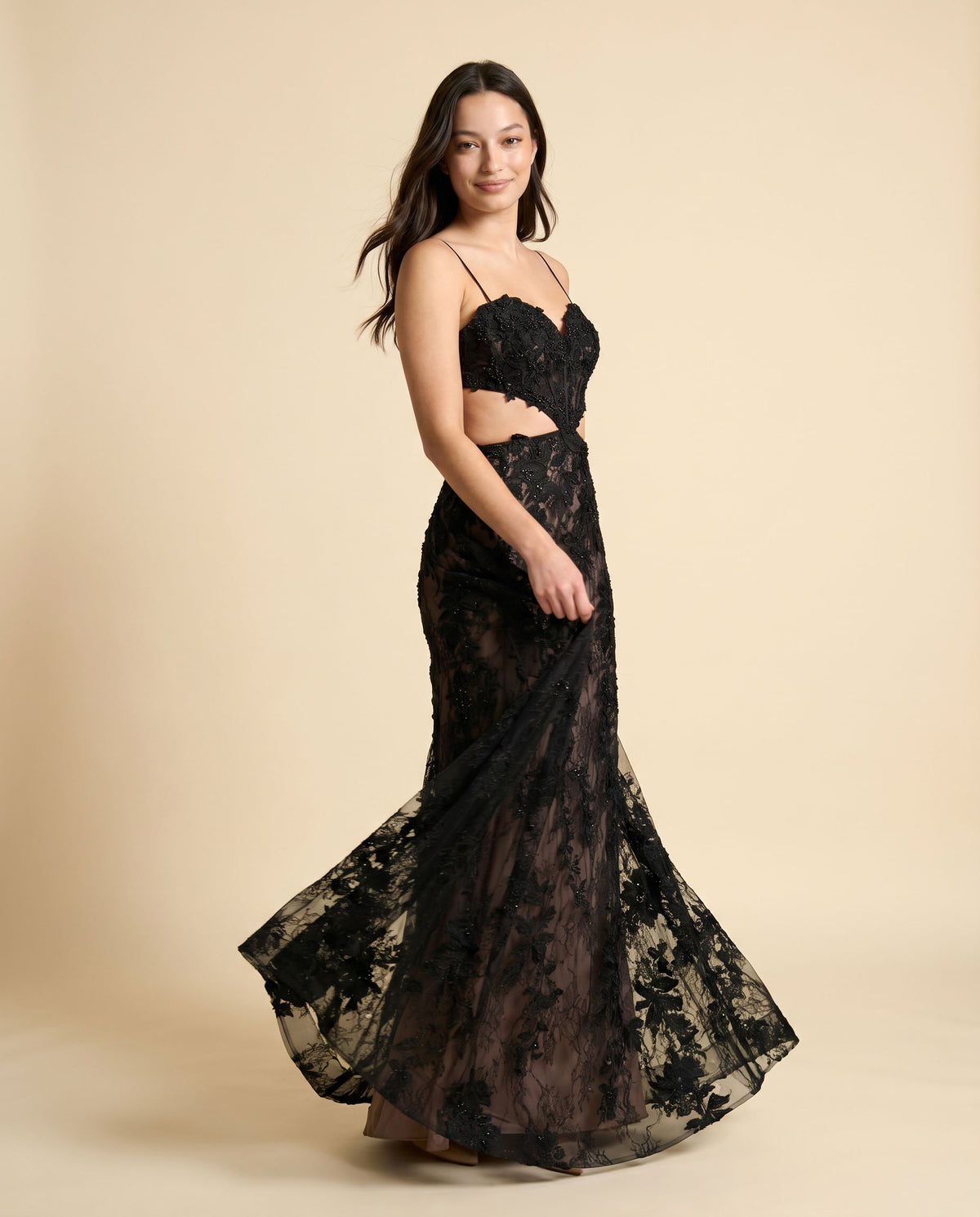 Robe Avec Ouvertures Ivoire