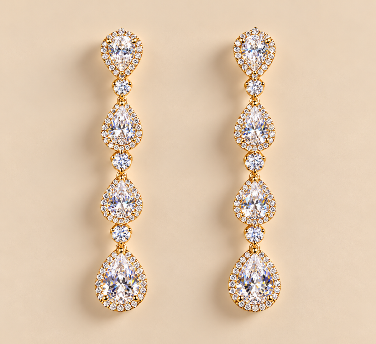 Boucles d'oreilles 1909 Dorées