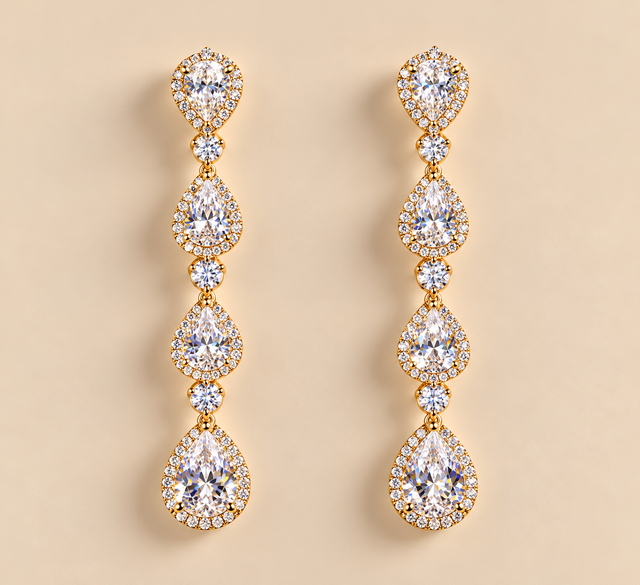 Boucles d'oreilles 1909 Dorées