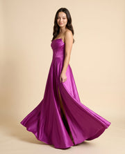 Robe corset bustier Magenta